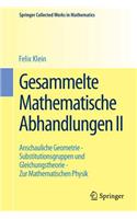 Gesammelte Mathematische Abhandlungen II