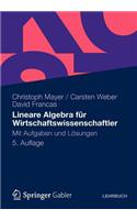 Lineare Algebra Fur Wirtschaftswissenschaftler