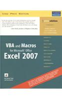 Vba And Macros For Microsoft Office Excel 2007