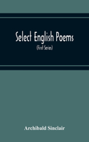 Select English Poems