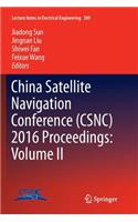 China Satellite Navigation Conference (CSNC) 2016 Proceedings: Volume II