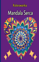 Mandala Serca - Kolorowanka: Kolorowanka Mandala Serc