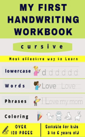 My First Handwriting Workbook cursive