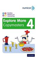 Numicon: Number, Pattern and Calculating 4 Explore More Copymasters