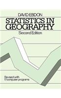 Statistics in Geography: A Practical Approach - Revised with 17 Programs