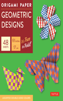 Origami Paper Geometric Prints 48 Sheets 6 3/4 (17 CM)