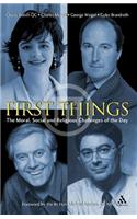 First Things