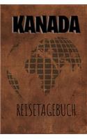 Reisetagebuch Kanada: Notizbuch für den Urlaub - inkl. Packliste - Kanada Edition - Erinnerungsbuch für Sehenswürdigkeiten & Ausflüge - Reisejournal