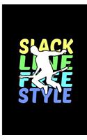 Slackline Free Style: Slackline Free Perfect Lined Notebook/Journal (6x9)