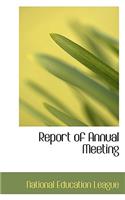 Report of Annual Meeting