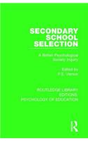 Secondary School Selection