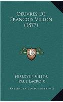 Oeuvres De Francois Villon (1877)