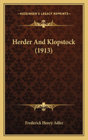 Herder And Klopstock (1913)