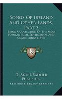 Songs Of Ireland And Other Lands, Part 3