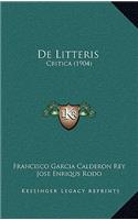 De Litteris