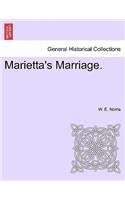 Marietta's Marriage.