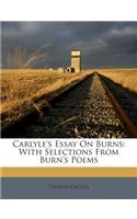 Carlyle's Essay on Burns