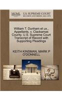 William T. Dunham Et UX., Appellants, V. Clackamas County. U.S. Supreme Court Transcript of Record with Supporting Pleadings