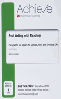 Achieve for Real Writing with Readings (1-Term Access)