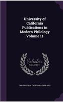 University of California Publications in Modern Philology Volume 11