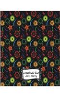 Lined Design Journal / Notebook / Diary: Notebook / Journal / Diary: 2