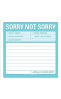 Sorry Not Sorry Sticky Note