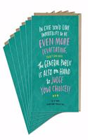 6-Pack Em & Friends Infertility Judging Card