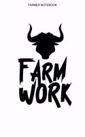 Farmer Notebook: 100 Pages - Dot Grid Interior - Farmer Logbook - Farming Notes