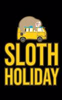 Sloth Holiday: 6x9 120 pages blank - Your personal Diary