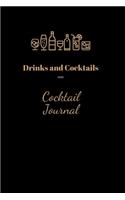 Cocktail Journal 2020: Cocktails: Recipe & Tasting Journal