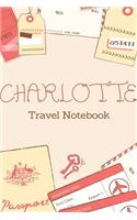 Charlotte TRAVEL NOTEBOOK