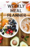Weekly Meal Planner: Track And Plan Your Meals Weekly ( Week Food Planner / Diary / Log / Journal ): Meal Prep And Planning Grocery Notebook Journal 6 x 9, 120 Pages