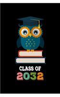 Class of 2032 Back to School Notebook: Beautiful Classroom Journal For Kids Of Class Of 2032 Graduation Gift Lined Notebook / Journal Gift, 120 Pages, 6x9, Soft Cover, Matte Finish