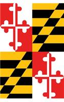 Maryland State Flag Journal Notebook