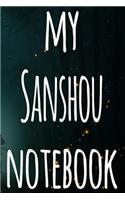 My Sanshou Notebook: The perfect way to record your martial arts progression - 6x9 119 page lined journal!