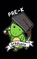 Pre-K graduate Dinosaur: 6" x 9" 120 pages dotted Journal I 6x9 dot grid Notebook I Diary I Sketch I Journaling I Planner I Kids graduation gift I Cute Dinosaur