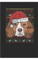 Ugly Christmas - Beagle: Blank Lined Notebook / Journal (6 X 9) - Christmas Gift for Kids, Teens, Mom And Dad