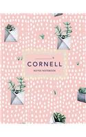 Cornell Notes Notebook: Cactus - 120 White Pages 8.5x11" - Note Taking System(1 College and School Journals)
