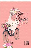 Erin: She Creates: Personalized Dotted Journal