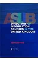 Aslib Directory of Information Sources in the United Kingdom