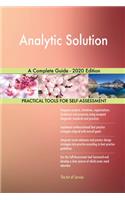 Analytic Solution A Complete Guide - 2020 Edition