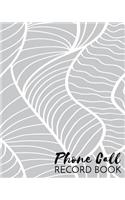 Phone Call Record Book