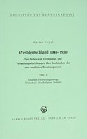 Einzelne Verwaltungszweige: Wirtschaft, Marshallplan, Statistik