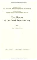 Text History of the Greek Deuteronomy