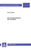 Der Anscheinsbeweis Der Kausalitaet: Unter Besonderer Beruecksichtigung Der Neueren Rechtsprechung(1563 Europaeische Hochschulschriften Recht)