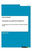 Interaktion in Politischen Talkshows