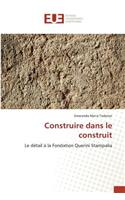 Construire Dans Le Construit