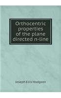 Orthocentric properties of the plane directed n-line