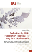 Évaluation du débit l'absorption spécifique le long de la tête humaine