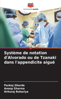 Système de notation d'Alvorado ou de Tzanaki dans l'appendicite aiguë